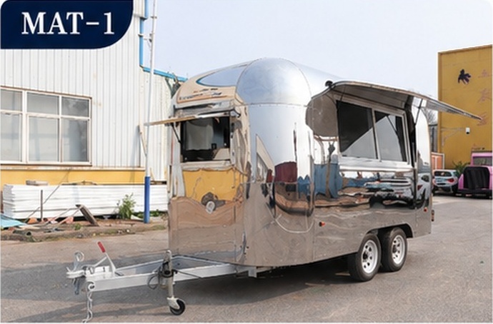 MAT-1 Arctic White food trailer